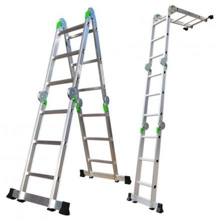 Лестница-трансформер алюминиевая 4х4 TRAMET TR504
