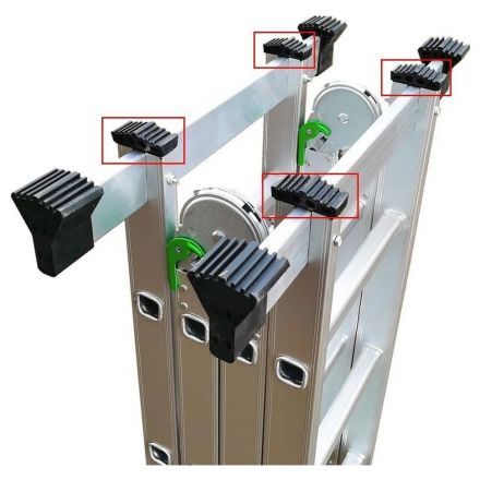 Лестница-трансформер алюминиевая 4х4 TRAMET TR504