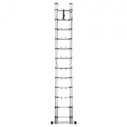 Лестница алюминиевая телескопическая 3,8 м (1,9+1,9) TraMet TR3038A