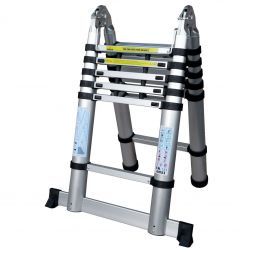 Лестница алюминиевая телескопическая 3,8 м (1,9+1,9) TraMet TR3038A